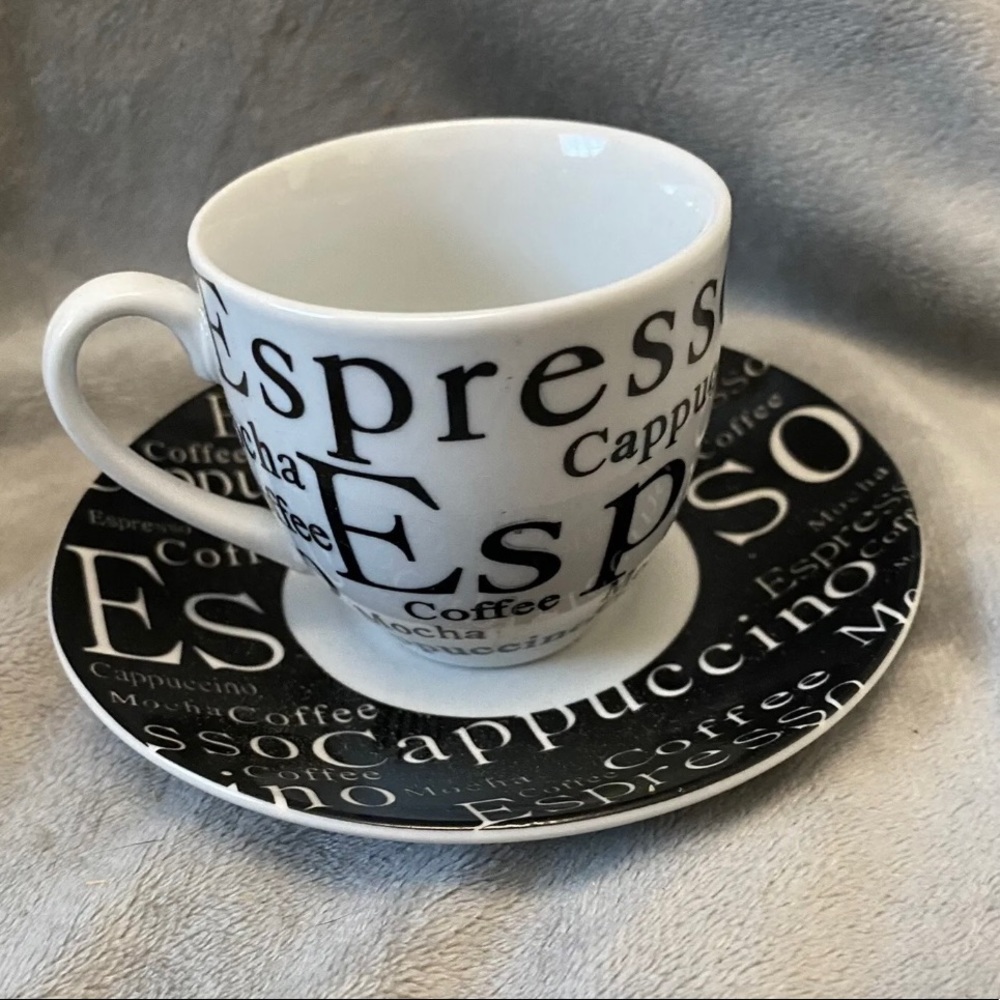 Gibson Home Expresso Mugs with Rack
